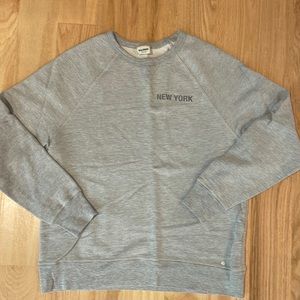 Baldwin “New York” grey crew sweatshirt. Light weight 
Size: small